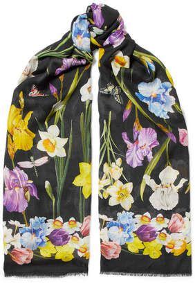 gucci daffodils scarf